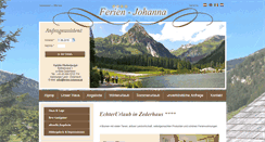 Desktop Screenshot of ferien-johanna.at